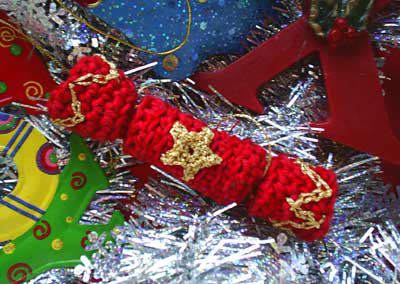 Crochet Christmas cracker